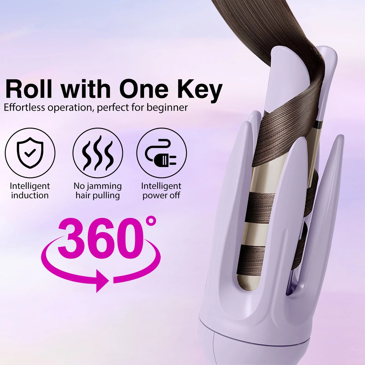 Effortless Full-Automatic Hair Curler: Soft Waves, Hair-Safe Design