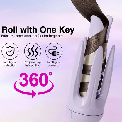 Effortless Full-Automatic Hair Curler: Soft Waves, Hair-Safe Design