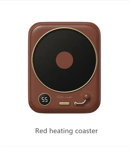 Heating Temperature-Controlled Winter Drink Coaster