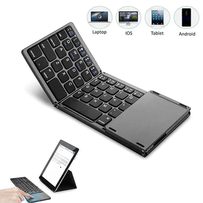 Portable Bluetooth Keyboard With Touchpad