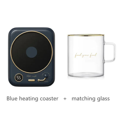 Heating Temperature-Controlled Winter Drink Coaster