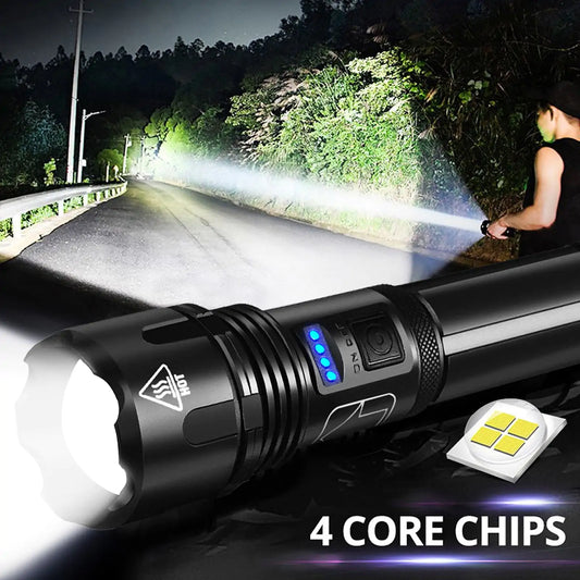 USB Rechargeable Waterproof Flashlight