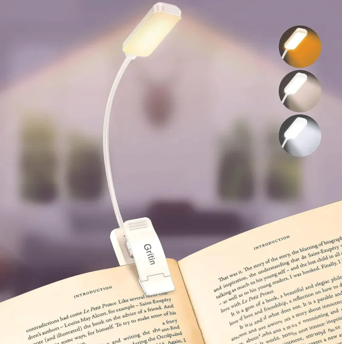 Minimalist LED Rechargeable Book Light