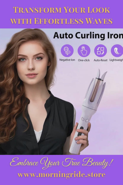 Effortless Full-Automatic Hair Curler: Soft Waves, Hair-Safe Design