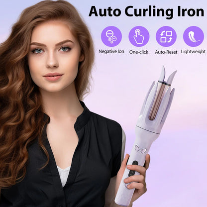 Effortless Full-Automatic Hair Curler: Soft Waves, Hair-Safe Design